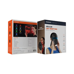 A Photo Of Porodo Lifestyle Aura Glow Light Therapy Mask - Black