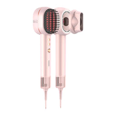 A Photo Of Porodo 2-In-1 Hair Dryer & Straightener Brush with Smart Temperature Control