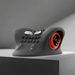 A Photo Of Porodo Lifestyle Electric Heated Neck and shoulder pillow massager - Black