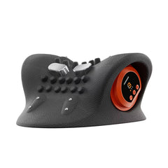 A Photo Of Porodo Lifestyle Electric Heated Neck and shoulder pillow massager - Black