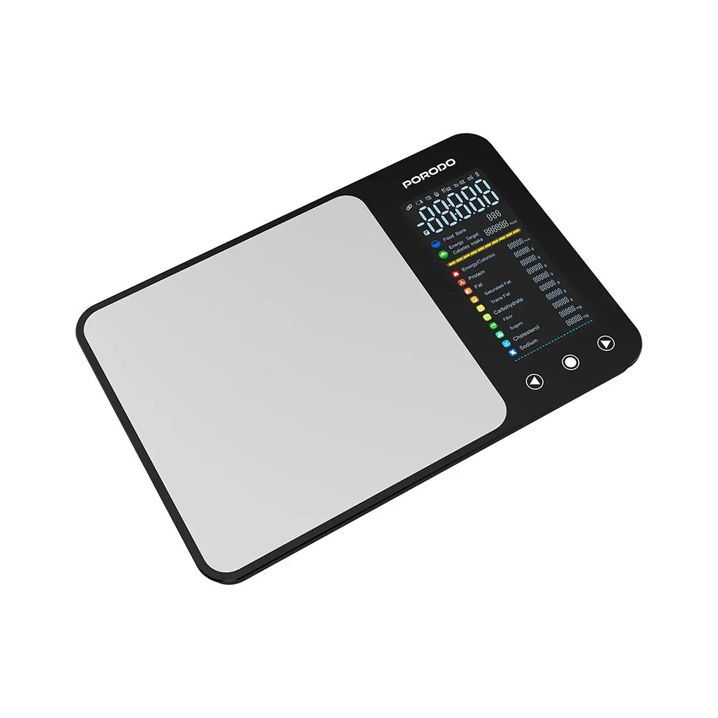 A Photo Of Porodo Lifestyle Kalio Smart Food Kitchen Scale Measuring Tape with Nutritional Calculator