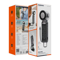 Porodo Lifestyle Chillo Volt - Foldable Handheld Fan with Semiconductor Cooling & Power Bank Function