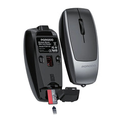 A Photo Of Porodo 1600DPI Wireless Mouse with Card Reader