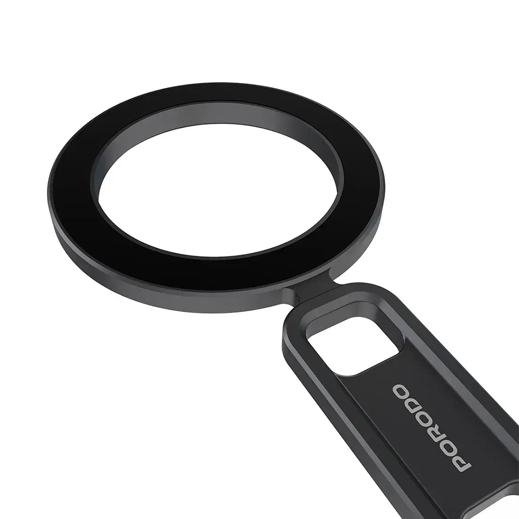 A Photo Of Porodo Holdflex Foldable Phone Holder with Aluminum Magnetic Stand