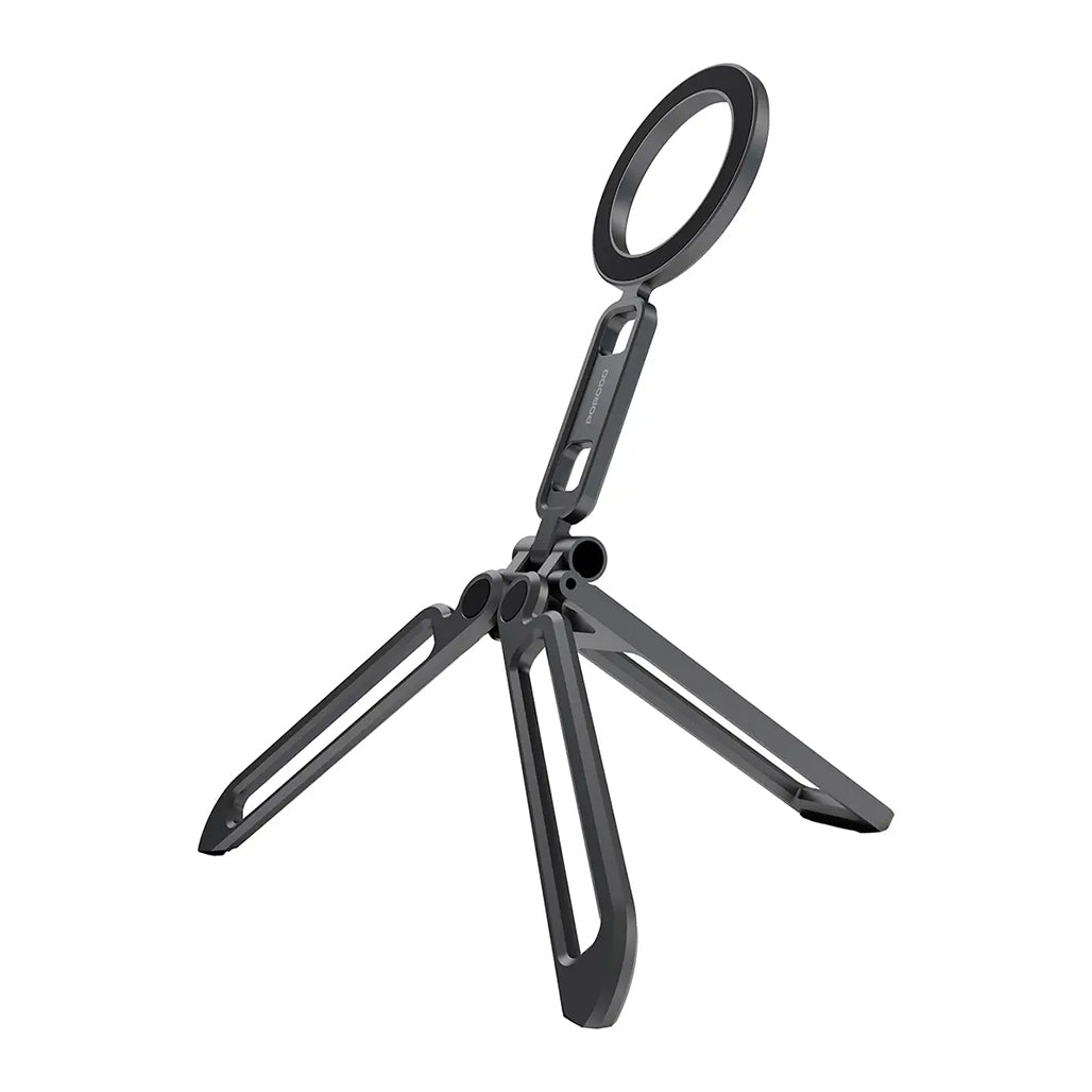 A Photo Of Porodo Holdflex Foldable Phone Holder with Aluminum Magnetic Stand