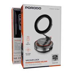 A Photo Of Porodo Vacuum Lock MagSafe Phone Holder - Black