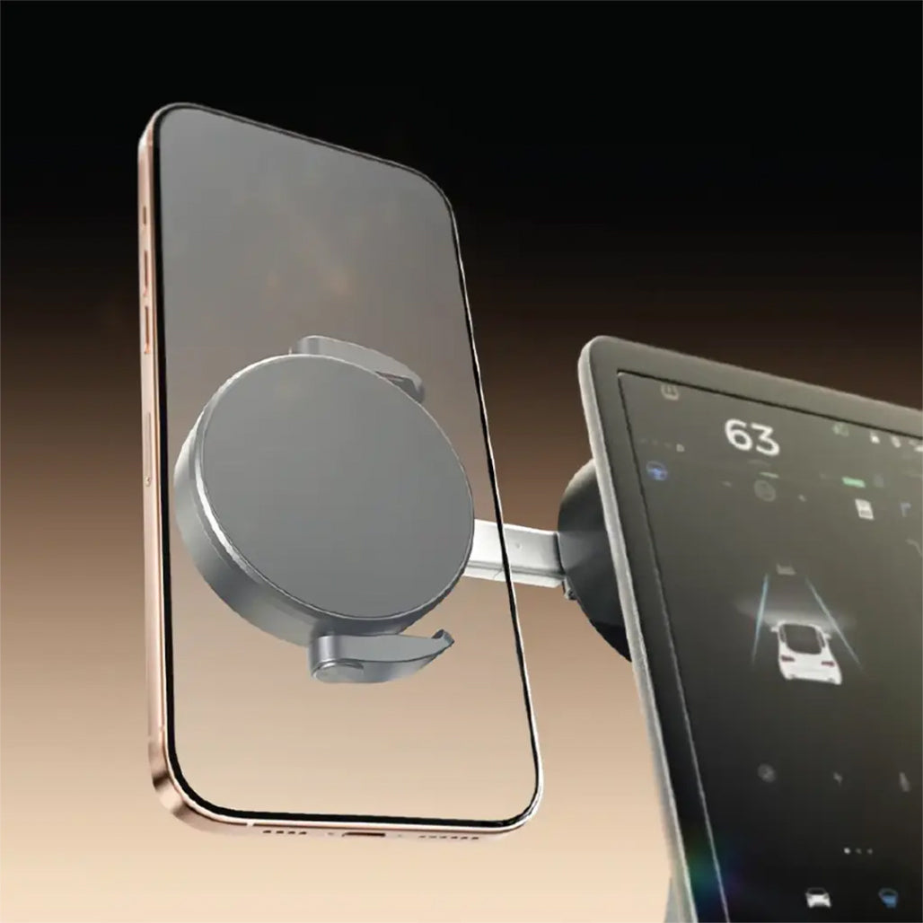 A Photo Of Porodo MagSafe Multi-Surface Phone Holder with Grip-Lock Toggle - PDMSPHA9BK