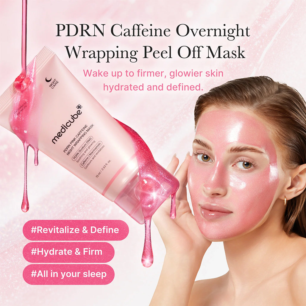 A Photo Of Medicube PDRN Pink Caffeine Overnight Wrapping Mask - 75ml