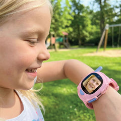 A Photo Of Porodo Kids Fun Talk - Walkie-Talkie Watch & Camera
