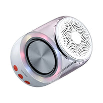 Porodo Soundtec Crystal-Glow Mini Portable Bluetooth Speaker with RGB Lights