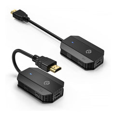 A Photo Of Powerology Wireless HDMI Mirroring Adapter with USB-C Cable - Full HD 1080P, Black