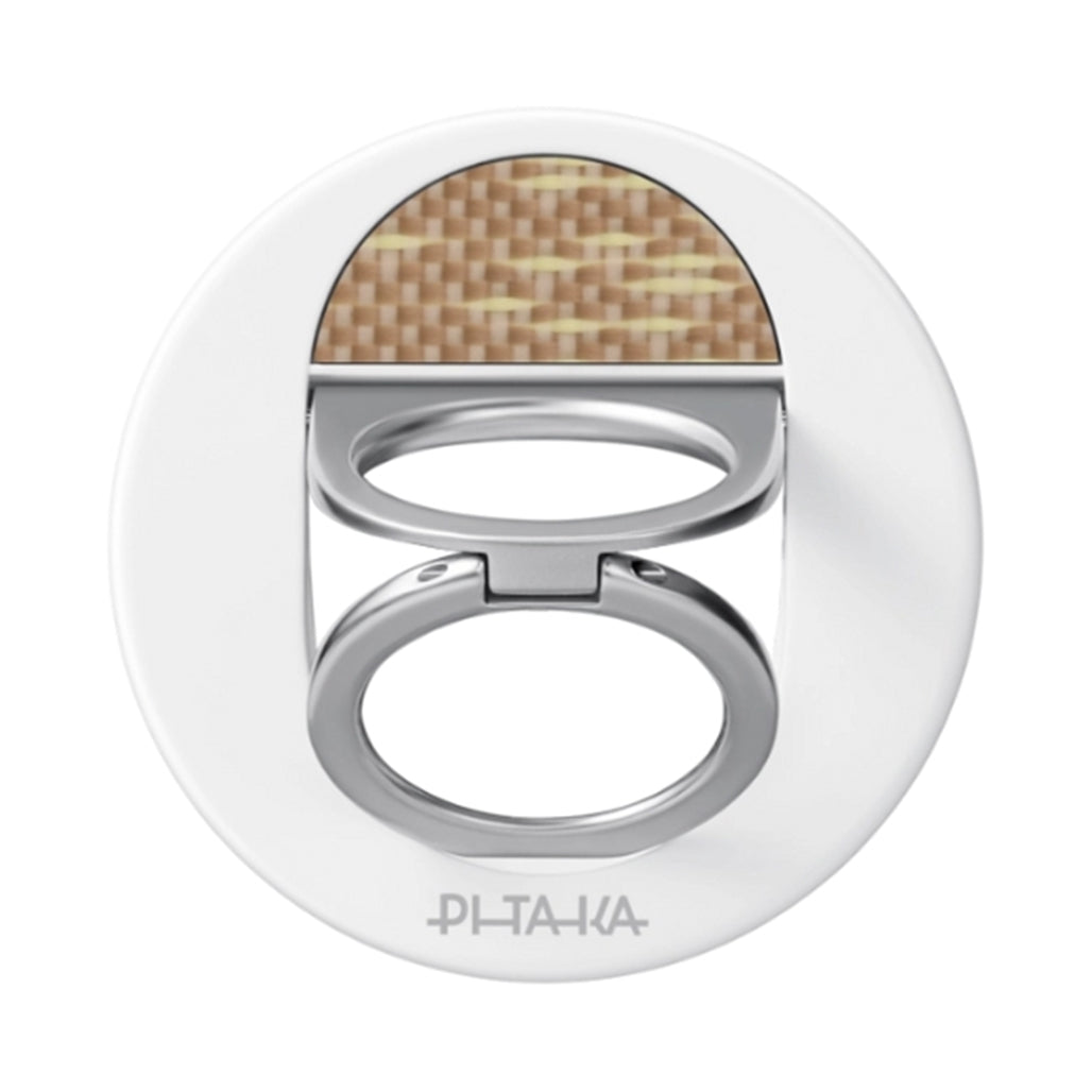 A Photo Of Pitaka MagEZ Grip3 - Slim 4.3mm Double-Ring Design | Gray/Black