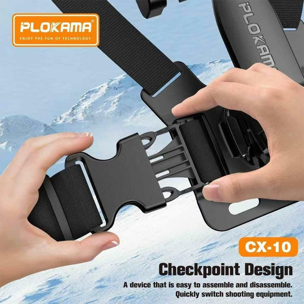 A Photo Of PLOKAMA CX-10 Chest Mount Camera Holder