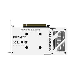 A Photo Of PNY GeForce RTX 4060 8GB OC XLR8 VERTO DF White Edition