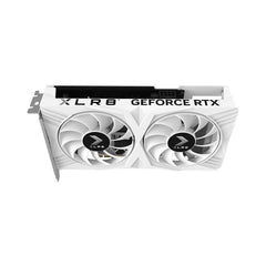 A Photo Of PNY GeForce RTX 4060 8GB OC XLR8 VERTO DF White Edition