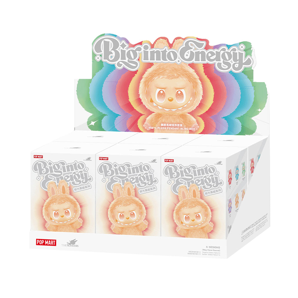 A Photo Of POP MART Labubu THE MONSTERS Big into Energy Series – Vinyl Plush Pendant Blind Box