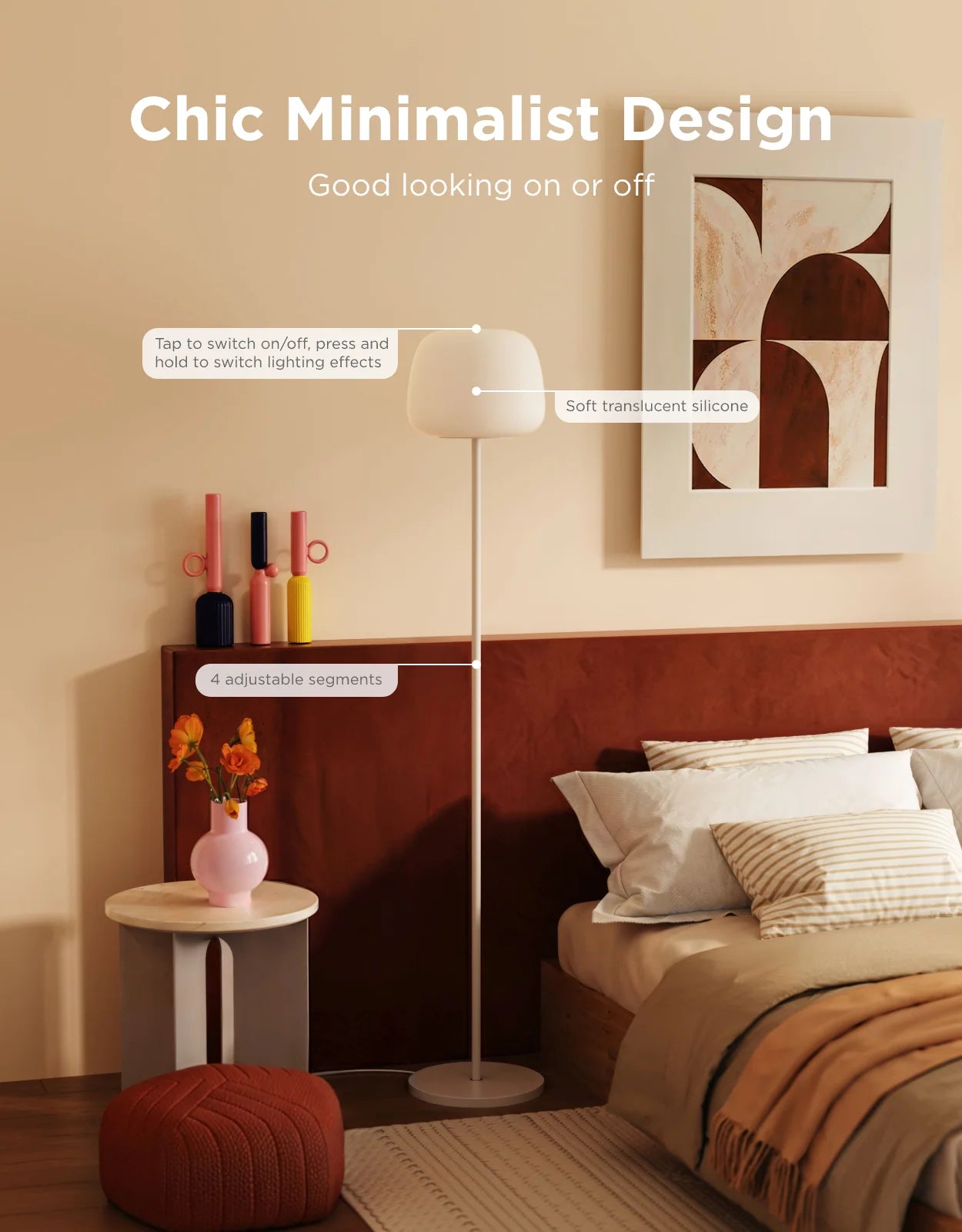 A Photo Of Govee Lantern Floor Lamp S - RGBICWW Smart Lamp – R1630