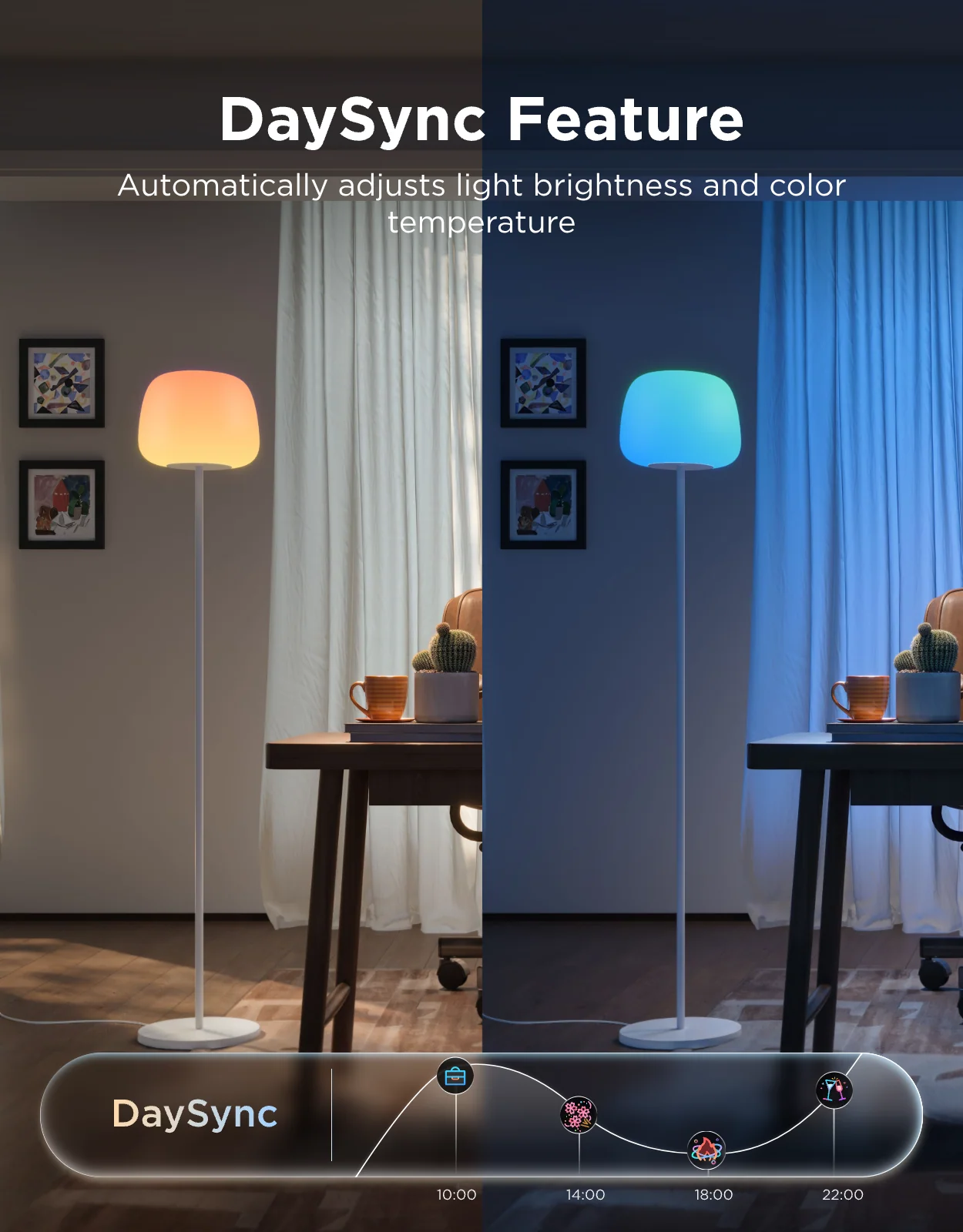 A Photo Of Govee Lantern Floor Lamp S - RGBICWW Smart Lamp – R1630