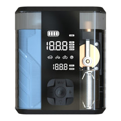 A Photo Of Powerology 8800mAh Jump Start Air Compressor - Transparent