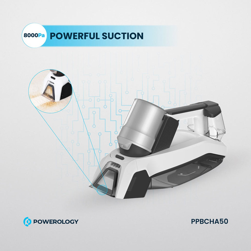 A Photo Of Powerology Cordless Spot Cleaner – White