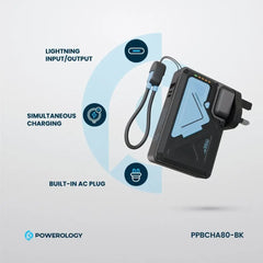 A Photo Of Powerology 10000mAh Wall Charger MagSafe Power Bank