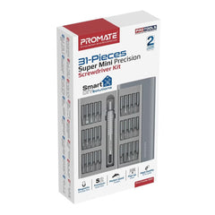 A Photo Of Promate Protools-31M - 31-Piece Super Mini Precision Screwdriver Kit with Magnetic Bits
