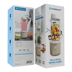 A Photo Of Powerology Press & Refresh Portable Blender