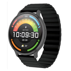 A Photo Of Powerology Aura Smart Watch – Black - PSWASW1801HBK