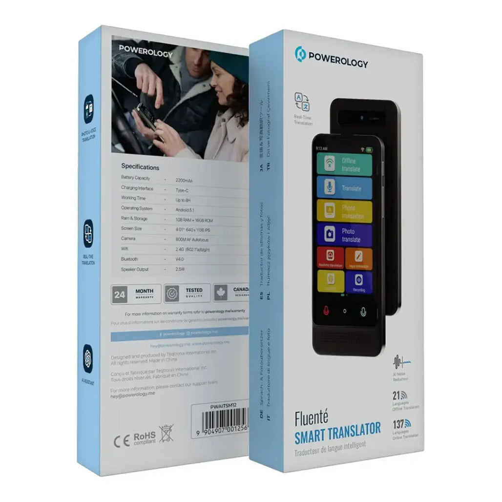 A Photo Of Powerology Smart Translator - Black