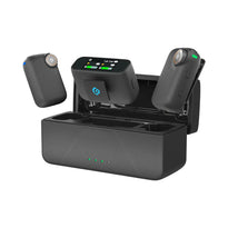 Powerology Pure Q1 AI Noise-Cancelling Wireless Microphone – Black