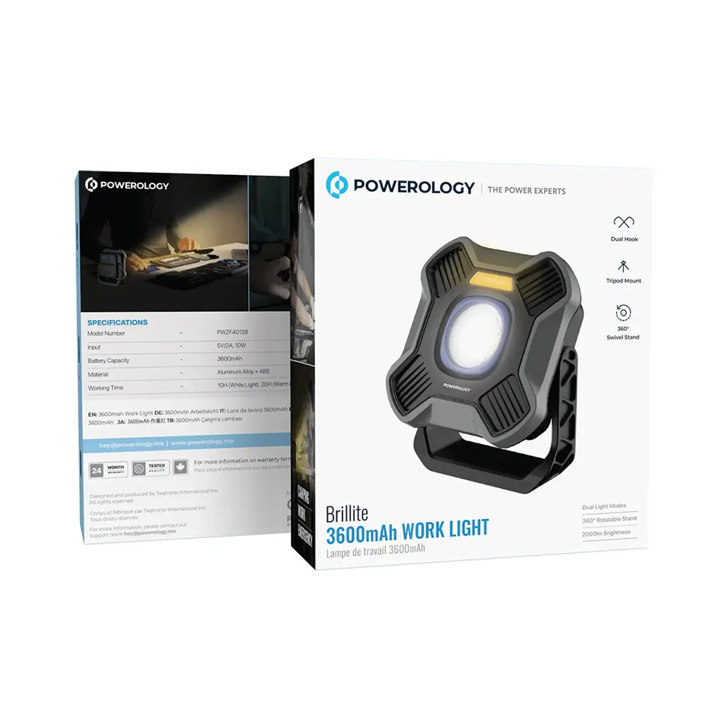 A Photo Of Powerology Brightlight 3600mAh Work Light