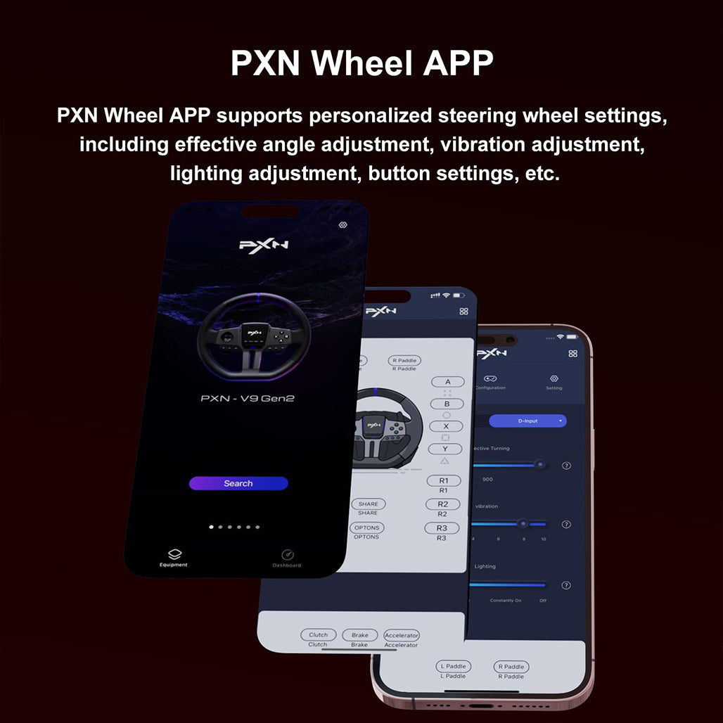 A Photo Of PXN-V9 GEN2 Racing Wheel
