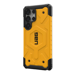 A Photo Of UAG Pathfinder Galaxy S25 Ultra Case - Rugged Drop Protection, MagSafe Compatible, Heritage Yellow