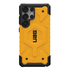 A Photo Of UAG Pathfinder Galaxy S25 Ultra Case - Rugged Drop Protection, MagSafe Compatible, Heritage Yellow
