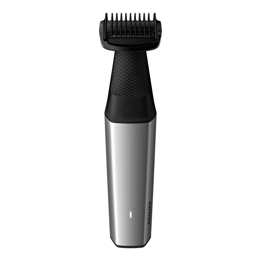 A Photo Of Philips Bodygroom Series 5000 Showerproof Trimmer for Men – Full-Body and Groin Hair Grooming with Back Attachment