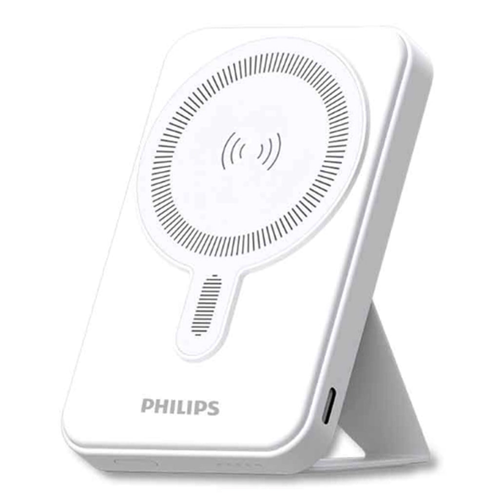 A Photo Of Philips Magnetic Wireless Power Bank with Stand