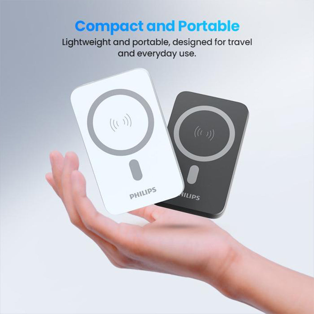 A Photo Of Philips Magnetic Wireless Power Bank with Stand