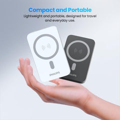 A Photo Of Philips Magnetic Wireless Power Bank with Stand
