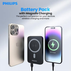 A Photo Of Philips Magnetic Wireless Power Bank with Stand