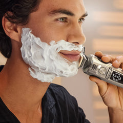 A Photo Of Philips Norelco S9000 Prestige Wet & Dry Electric Shaver with SenseIQ – Skin-Level Precision Shaving for Sensitive Skin