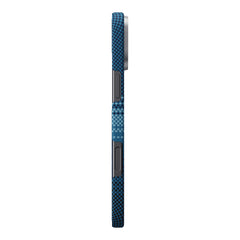 A Photo Of Pitaka Sunset Moonrise Tactile Woven Case for iPhone 16 | Slim & MagSafe Compatible