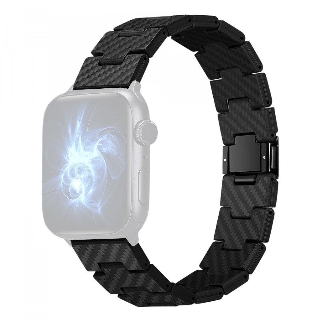A Photo Of Pitaka Carbon Fiber Link Bracelet Band Retro 42mm/44mm/45mm