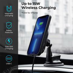 A Photo Of Pitaka MagEZ Car Mount Pro With Suction