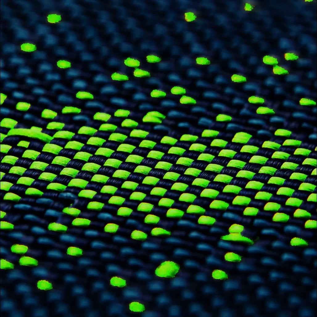 A Photo Of Pitaka StarPeak Luminous Woven Case for iPhone 16 Pro – Glow-in-the-Dark Aramid Fiber Cover