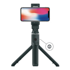 A Photo Of Porodo Bluetooth Selfie Stick with Tripod Stand & Detachable Remote Shutter | PD-UBTSV3-BK