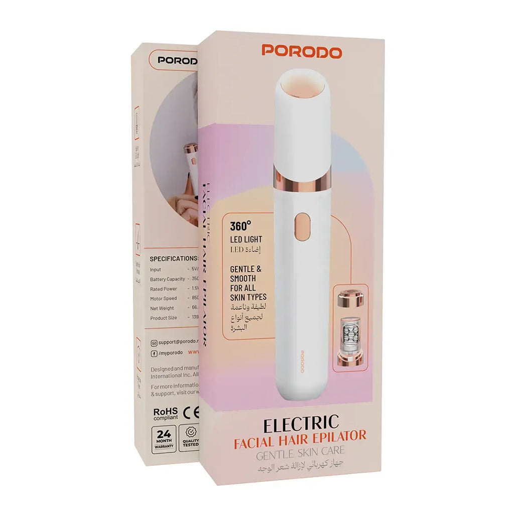 A Photo Of Porodo Electric Facial Hair Epilator