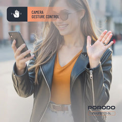 A Photo Of Porodo FitSync Smart Ring Size 7 – Stainless Steel Smart Fitness Ring