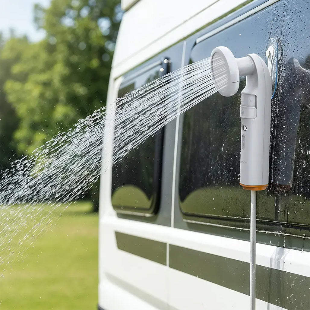 A Photo Of Porodo Lifestyle 2-In-1 Portable Bidet & Shower with Detachable Nozzles