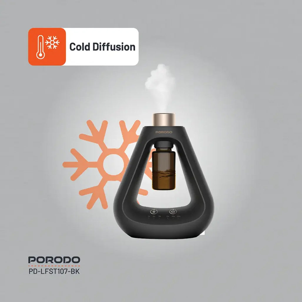 A Photo Of Porodo Lifestyle Aroma Sphere Waterless Diffuser – Long-Lasting Aromatherapy for Any Space