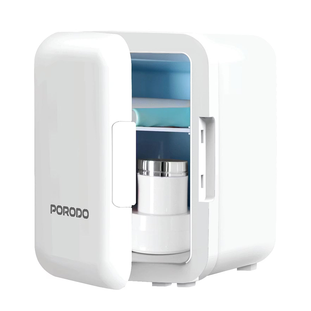 A Photo Of Porodo Ecochill 4L Mini Skincare Fridge